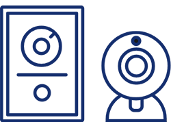 An outdoor camera icon